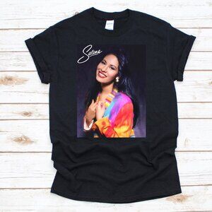 Selena Anything For Selenas Latin Singer Music Womens Retro Fan Gift T-Shirt 05